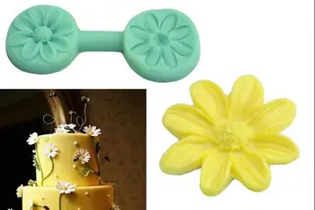 

Free Shipping Kitchen DIY Creative 3D Sided Mold Diy Flower Fondant Cake Decoration Silicone Mold Baking Supplies A940