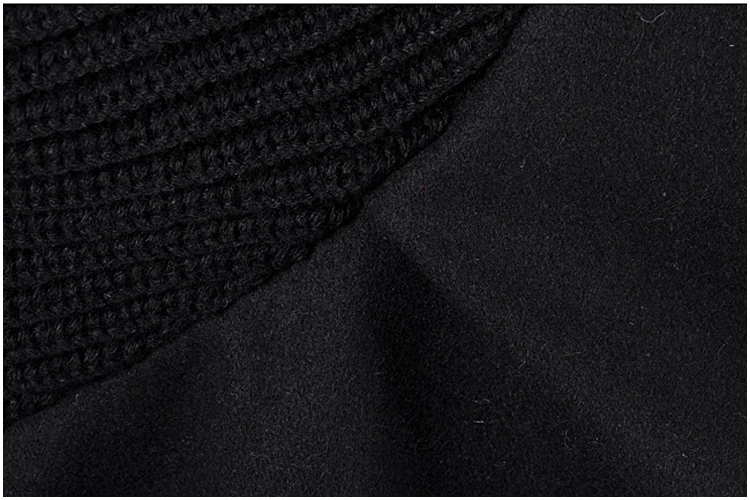 Свитер женское длинное свободное шерстяное пальто шерстяное ветровка пальто платье для беременных осенне-зимний Рождественский свитер