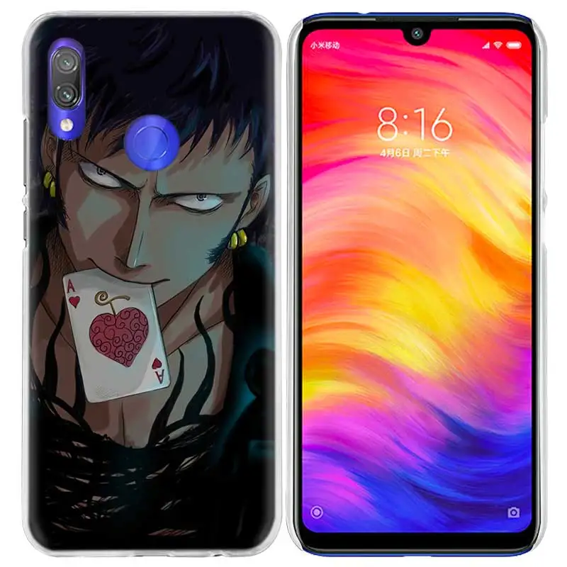 Чехол one piece Аниме для Xiao mi Red mi Go Note 7 8T 8 6 6A Pro S2 5 8A 4X mi A1 A2 9 10 8 lite Play F1 жесткий чехол для телефона из ПК - Цвет: 08