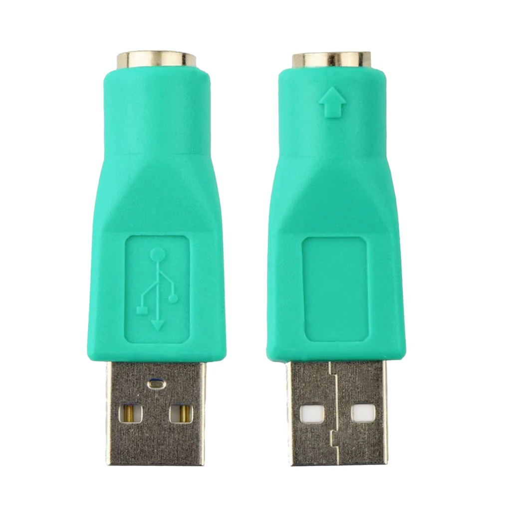 MagiDeal High Quality  2x PS/2 Female to USB 2.0 Male Port Adapter Converter USB Cables for PS2 Keyboard Mouse