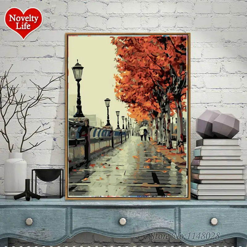 Набор для рисования по номерам на холсте с рамкой|diy painting|frame picturepainting diy |