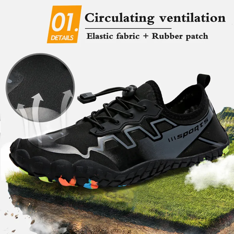 SERENE Brand Water Shoes Bicycle Seaside Beach Surfing Slippers Men Swimming Shoes Climbing shoe Outdoor Soft Fitness Sneakers (5)