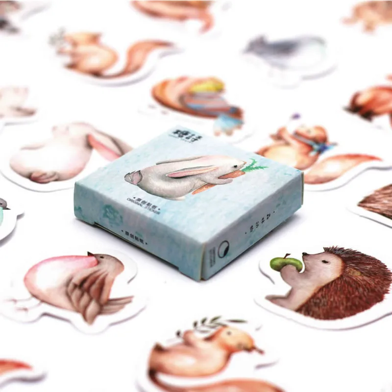 

2019 NEW Hedgehog Libert Stationery Stickers Diary Handmade Adhesive Paper Japan Sticker Scrapbooking Stationery