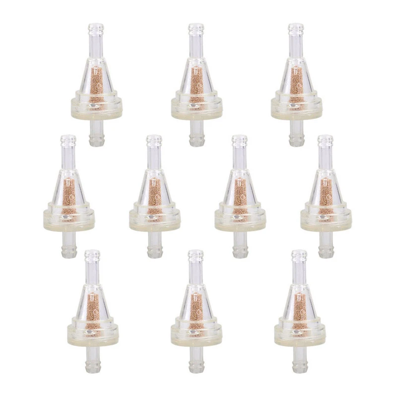 

Motorcycle Oil Filters 10pcs Motorcycle Inline Gas Fuel Filter 1/4" 6.3mm Fuel Line Filters Support Dirt Bike ATV UTV Mayitr
