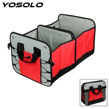 

YOSOLO 55*35cm Car Trunk Organizer Seat Back Tool Bag Folding Stowing Tidying Auto Rear Storage Pouch Interior Accessories