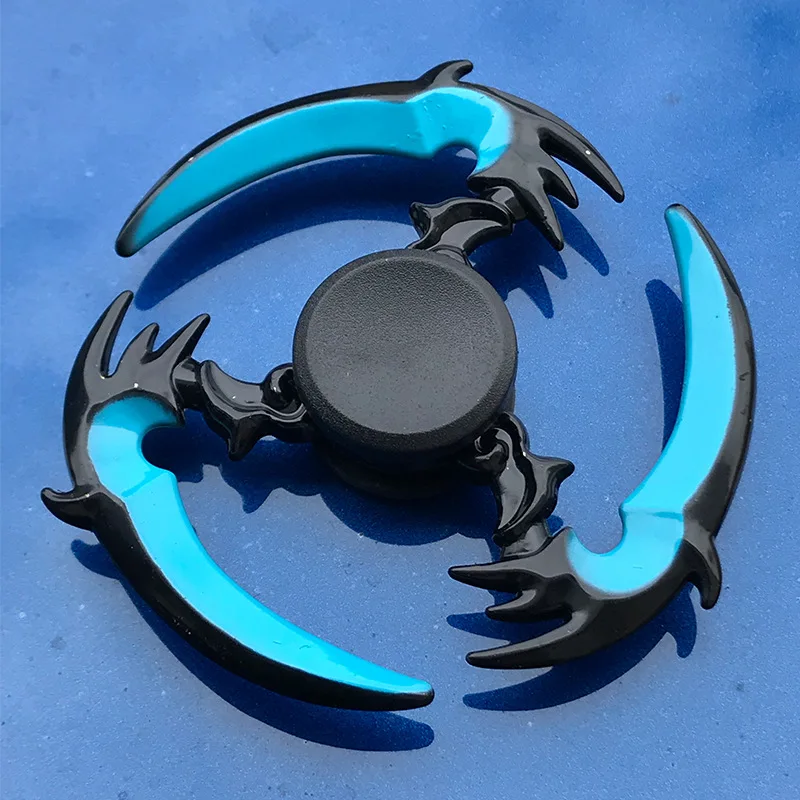 King glory Game Hand Spinner EDC Fidget Spinner Anti-Anxiety Toy for Spinners Focus Relieves Stress ADHD Fidget Spinner Metal   