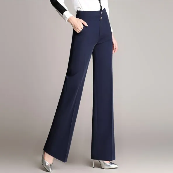 

OL Style High Stretch Pants for Women High Waist Pencil Pants Work Wear Long Trousers Black White Gray Brown Plus Size S-5XL 6XL