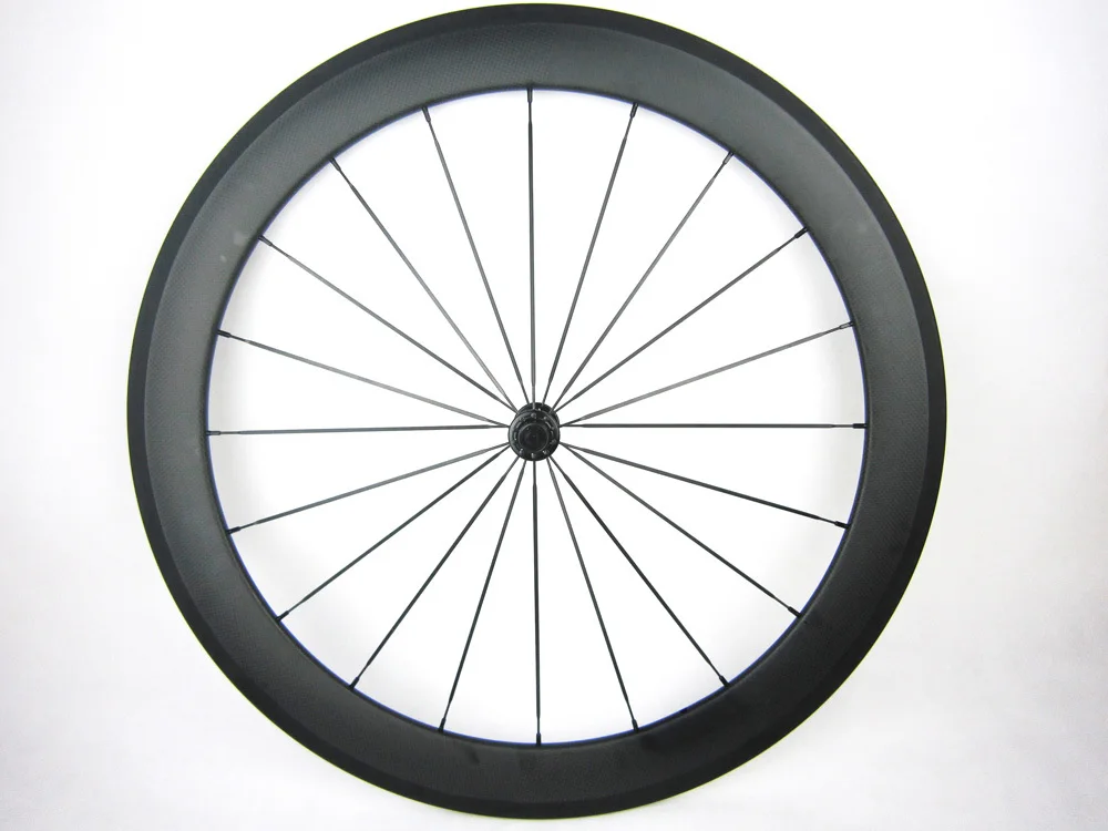 

Front 20 holes Tubular Carbon Road Bike Wheels 60mm Black Hub and Sopke Carbon Bicycles Wheel 700 C bike parts painting accept