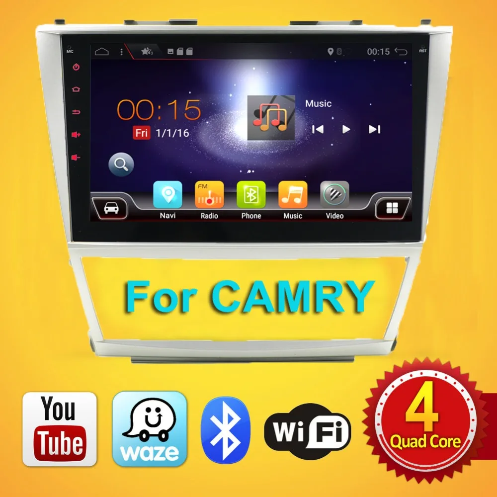 

Android 7.1 Quad Core Car Gps Navigation autoradio For Toyota Camry 2008 2009 2010 2011 Rds Wifi Radio navi DAB no dvd