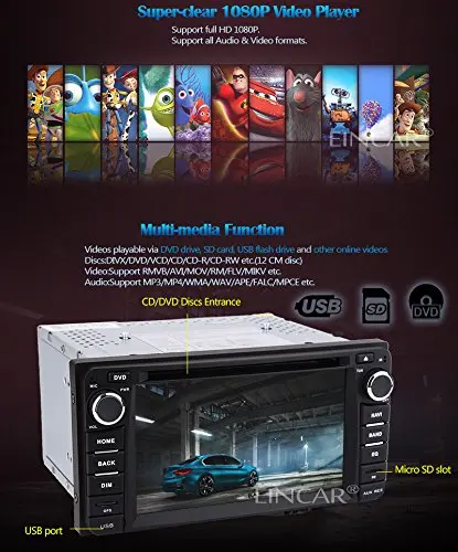 Excellent Android 5.1 Car DVD Player for Toyota Corrolla  Car DVD Player Double Din In Dash GPS Navigation Stereo Radio WiFi Airplay 4