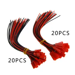 Высокое качество 20 пар 150 мм Мужской Женский Соединительный кабель провода для RC Lipo батарея игрушка