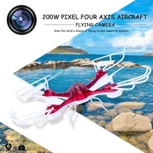 Лучший рождественский подарок воздушный вертолет CF919 Профессиональный Дрон с дистанционным управлением 2,4G 4CH 6-RC оси для дрона с 2.0MP камерой и световым квадрокоптером