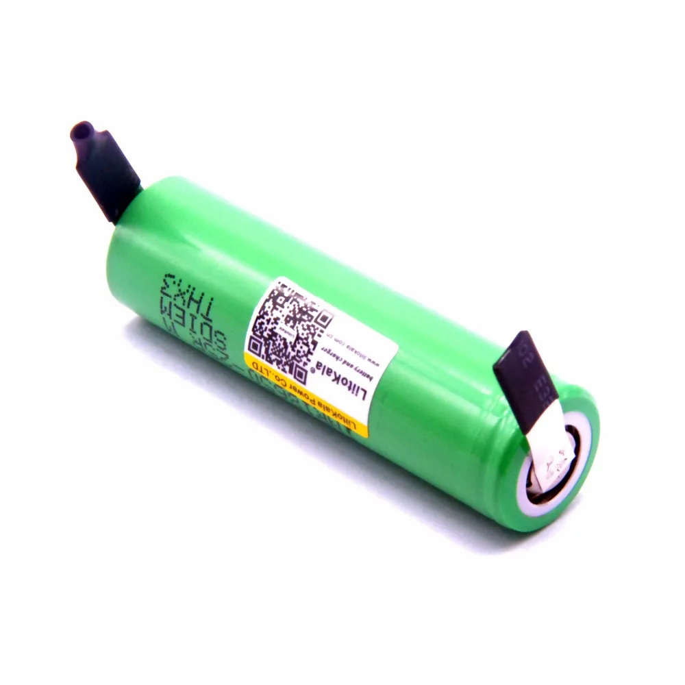 Оригинальный аккумулятор Liitokala 18650 2500 мАч INR18650 25R 20A разрядные литиевые батареи + DIY