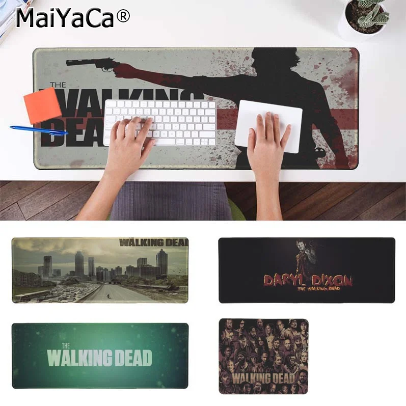 

MaiYaCa Non Slip PC The Walking Dead Laptop Computer Mousepad Free Shipping Large Mouse Pad Keyboards Mat