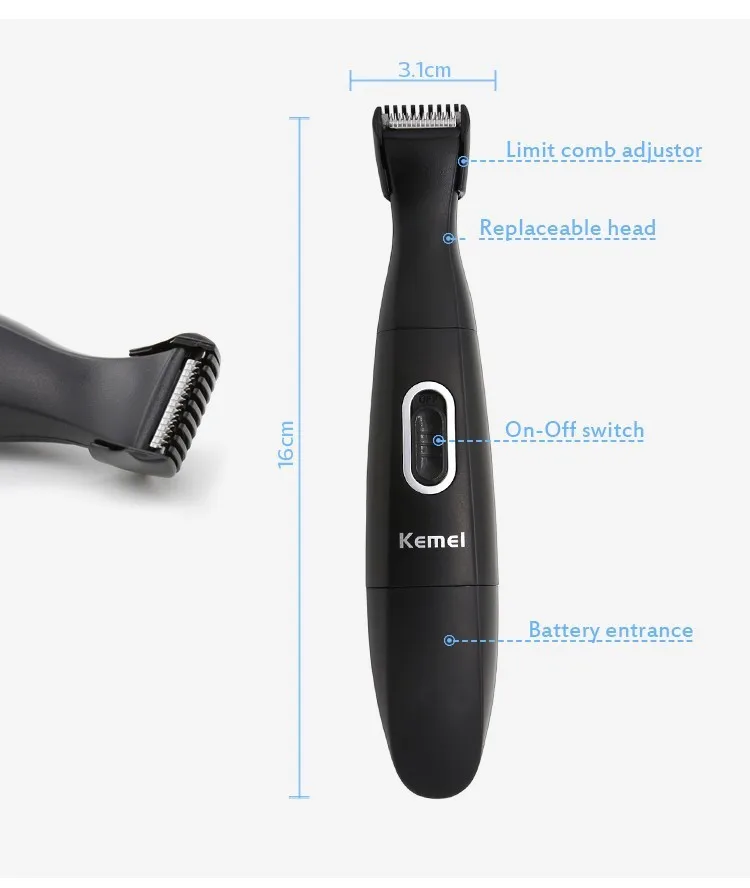 Battery beard trimmer 