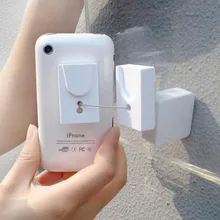 20 шт мобильный ретранслятор сигнала сотового телефона стойка безопасности муляж телефона анти-кражи Дисплей Стенд держатель черный белый квадрат овальной стретч без застежки разветвительная коробка