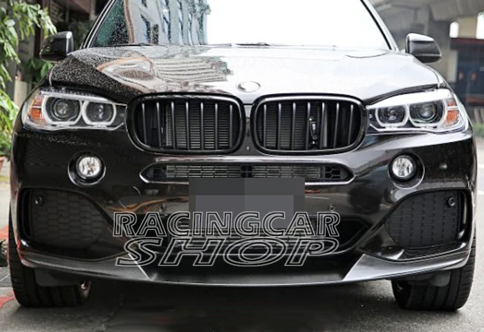 Неокрашенный P Стиль передний спойлер для BMW F15 X5 M-Sport бампер 2014UP B173F