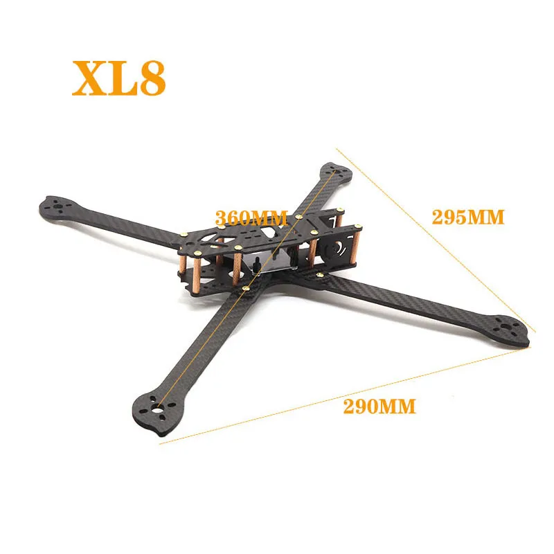 HSKRC 3K углеродного волокна XL5 V2 232 мм XL6 283 XL7 294 XL8 360 True X 5 6 7 8 дюймов FPV рама для