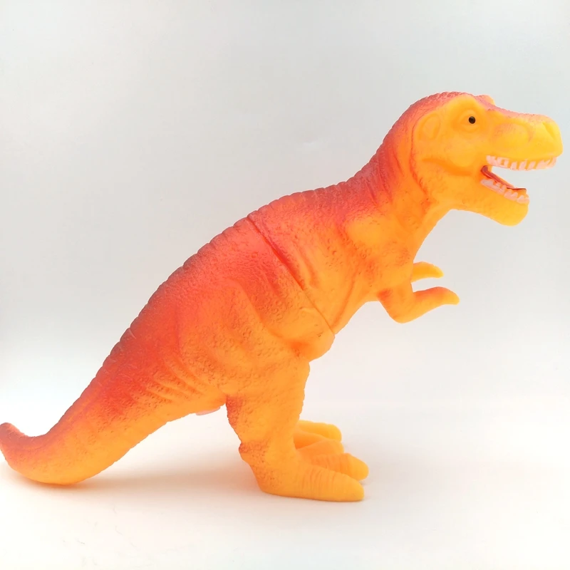 Резиновые динозавра Pet Puppy Dog Cat игрушки писк играет Жевательная звуковая игрушка