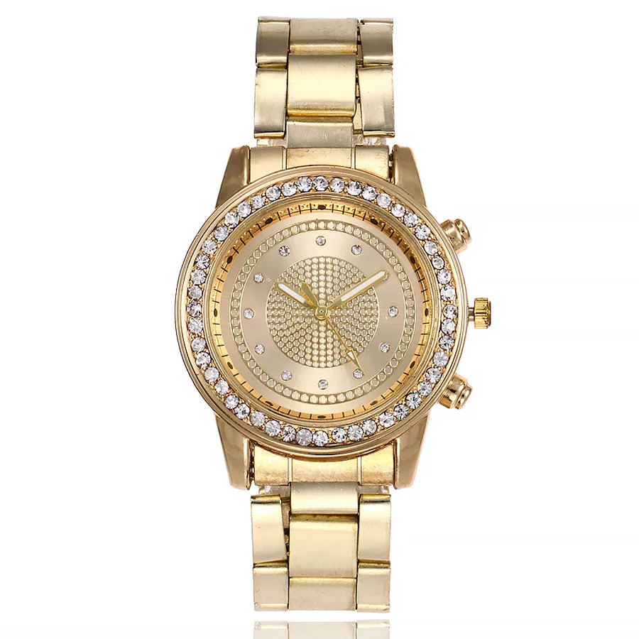 

New Famous Brand Rose Gold Quartz Wristwatches Casual Quartz Watch Women Diamond Watches for Women High Quality Hot Sale 5