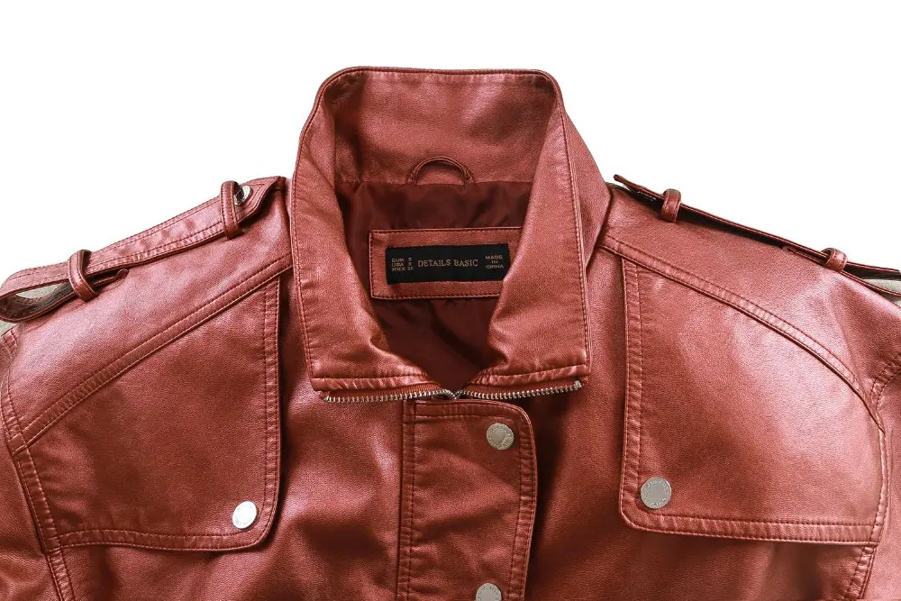 Для женщин куртка из искусственной кожи свободные Байкер Куртки Авиатор пальто Новые короткие мотоциклетные Пальто для будущих мам