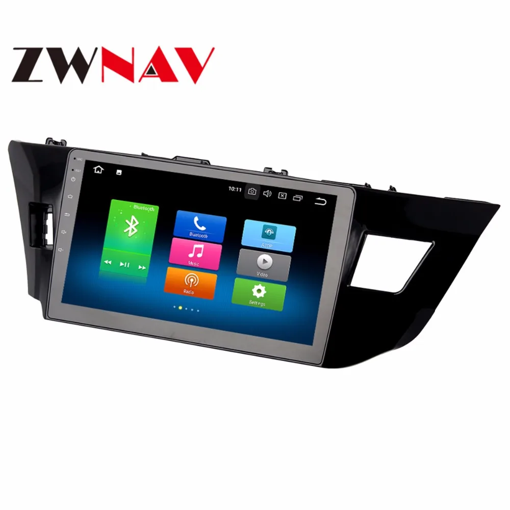 Top 10.2"Android 7.1 8.0 Car GPS Radio DVD Player For Toyota Corolla 2014-2016 with Octa Core 4GB+32GB Auto Stereo Multimedia Navi 1