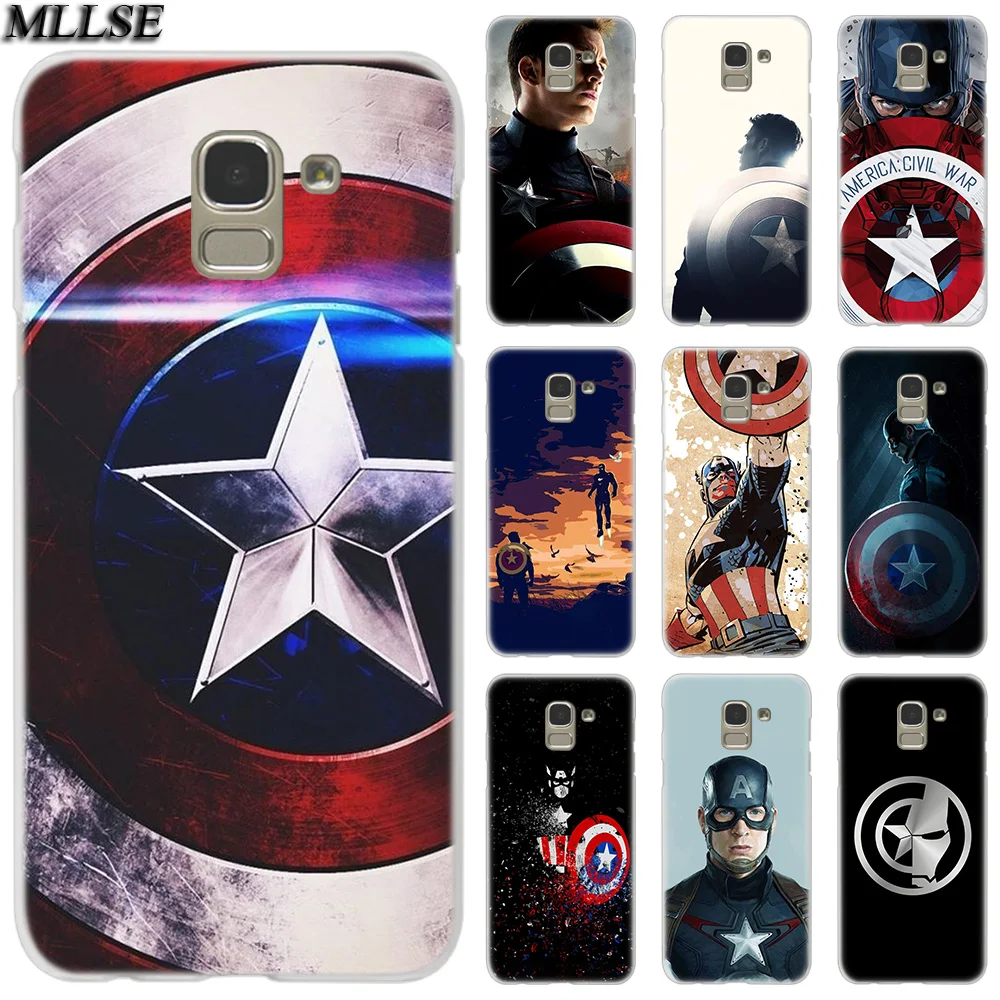 

Marvel Hero Captain America Hard Case for Samsung Galaxy J2Pro J4 J6 J8 2018 J3 J5 J7 2016 2017EU Prime CORE Plus Fashion Cover