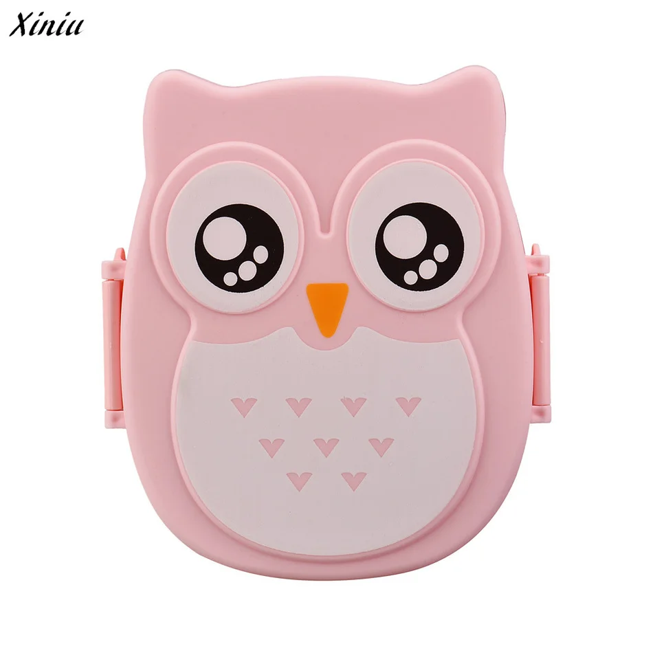 

Xiniu Plastic Owl Lunch Box 2017 Special Offer Lunch bag Food Container Storage Bags For Girls Picnic Portable Bento Box #0