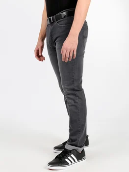 

Gray jeans straight leg
