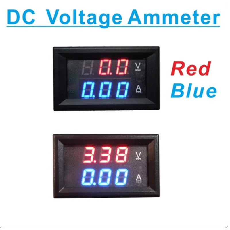 YB27VA DC0-100V Вольтметр Амперметр светодиодный Дисплей DC20A 50A 100A 200A 300A 500A 1000A цифровой светодиодный Напряжение измеритель величины тока черный, белый цвет