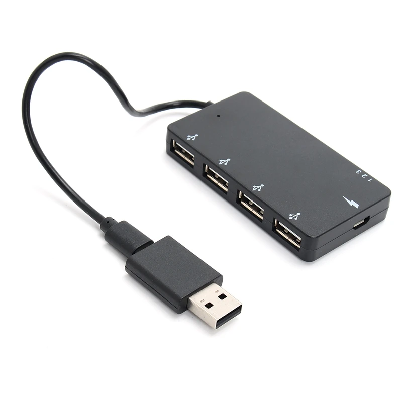 LEORY, 1 комплект, микро USB OTG, 4 порта, концентратор, Кабель-адаптер для зарядки, для смартфона, планшета, высокая скорость, для iPhone, для телефона huawei
