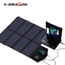 X-DRAGON Portable Solar Panel Charger 40 18V 12v Foldable Solar Panel Solar Battery Charger for iPhone Laptop Cellphones