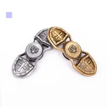 EDC ручной Спиннер Tri-Spinner игрушка-Спиннер из алюминиевого сплава для аутизма и время вращения длинные антистресс игрушки