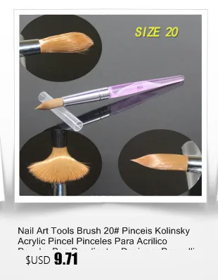 Nail Art Инструменты Кисти Дизайнер Блеск Порошок Pincel Де Унха 3D Ручка Pendientes Brochas Maquiagem Щетки Ongle Caneta 699