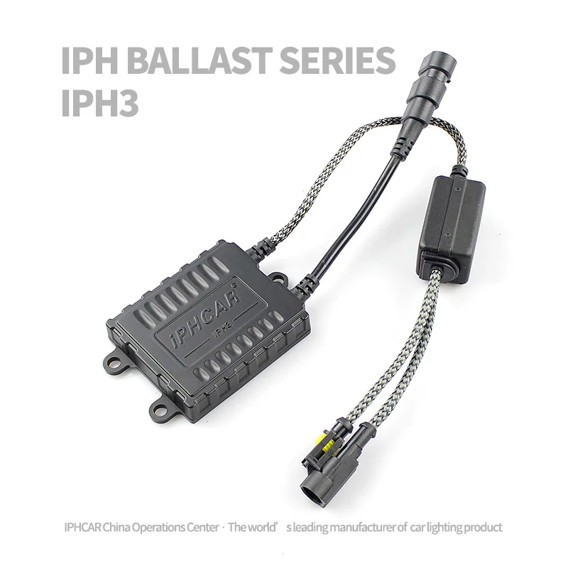 

Free Shipping IPHCAR 35W Xenon HID Kit Bulb Ballast AC 12V (1 Pair Ballast + 1 Pair Bulb) Car Styling Conversion Xenon Headlight