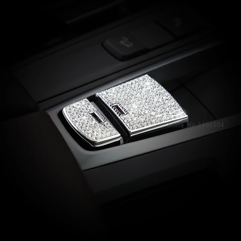 

For BMW X2 X3 X4 X5 X6 X7 GT6 GT7 F01 F10 F25 F26 High Quality Car Central Handbrake 2 Button Decoration Cover Trim Car Sticker