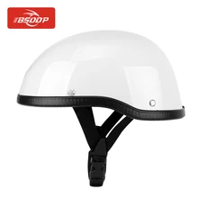 2019 nuevo Casco de motocicleta de cara abierta Casco de Moto Casco de estilo Retro Vintage Casco de Scooter con para Harley-Davidson BMW