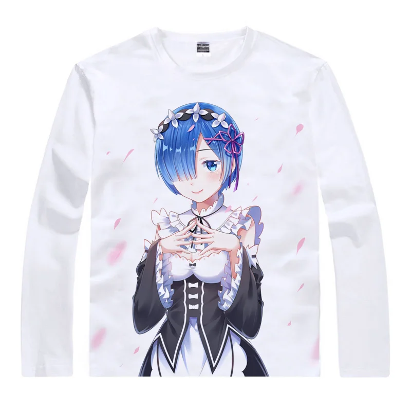 Coolprint японский Футболка с изображением в стиле аниме Re:Zero KARA Hajimeru Isekai жизнь другой