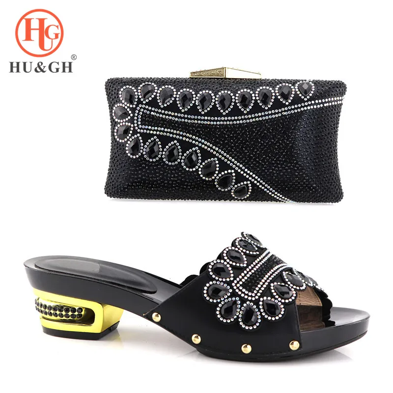 

Matching Italian Shoe and Bag Set African Shoes with Matching Bag Nigerian Shoe and Matching Bag Women Shoe and Bag Set Balack