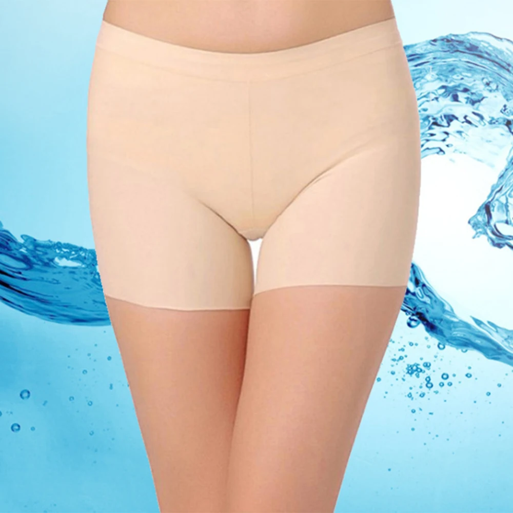 

Summer Thin Women Seamless Safety Short Pants Anti-light Sexy Breathable Soft Modal Ice Silk Under Shorts Tights Solid 2019 New