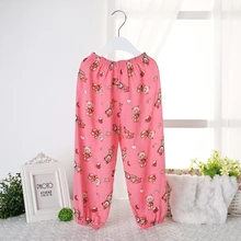 cartoon animal Kids Pants Unisex Children Against Mosquito Cotton Bourette Pajama Bottoms Boys Girls Yoga pants Sport Trousers