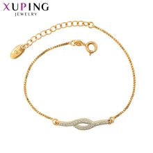 Xuping синтетический кубический циркон дикий стиль невесты трендовый браслет ювелирные изделия для женщин День святого Валентина подарки S69, 6-75993