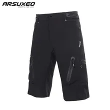Спортивная верхняя одежда Arsuxeo спортивные велосипедные шорты для мужчин MTB Карманы Шорты для горного велосипеда шорты-бермуды Ciclismo велосипедная одежда