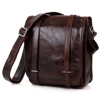 

men's Vintagecow Leather Satchel Leather Shoulder Bag IPAD Messenger Bags