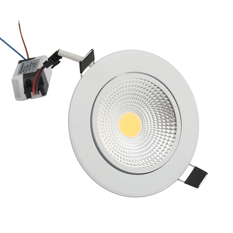 Super Bright Dimmable Led Downlight COB Lamp 3w 5w 7w 12w Recessed Spot Lights Bulbs Indoor Home led downlight recessed ceiling spotlight
