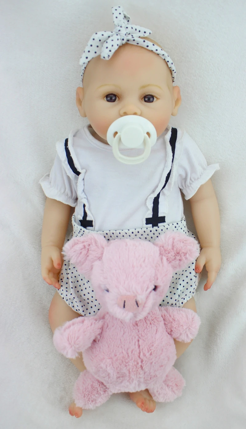 

Fashion doll reborn 43cm full silicone reborn baby dolls safe child doll gift toys bebe alive reborn bonecas