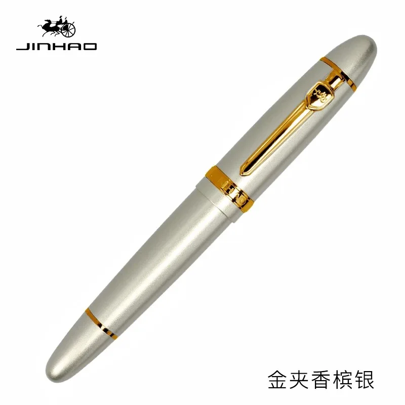 Jinhao 159 18KGP перо с широким основанием перьевая ручка красочная ручка серии чернильная ручка материал Escolar школьные принадлежности Canetas Papelaria 15*1,8 см - Цвет: 15