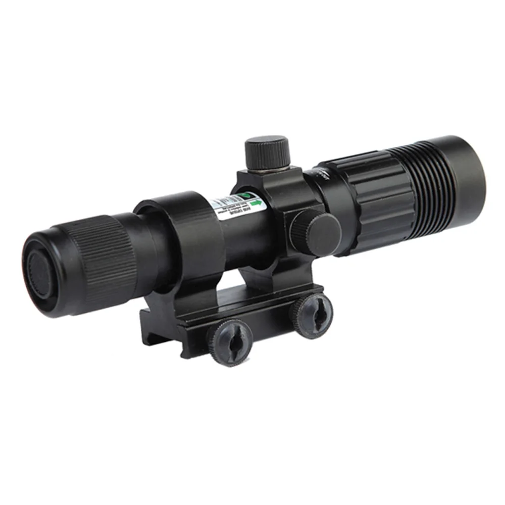  Tactical 5mW Green Laser Sight Focus Adjustable Green Laser Designator Hunting Laser Sight With 20m