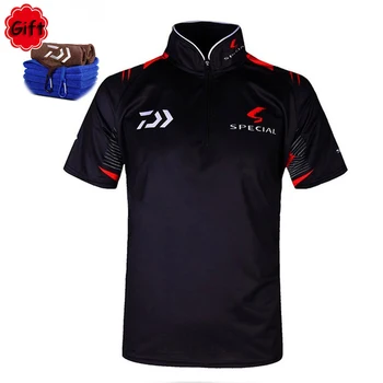 

2018 New Men Fishing Clothing Sleeveless Quick-drying Clothes Breathable Outdoor Sport Shirts Cotton Fishing T-shirt Vest