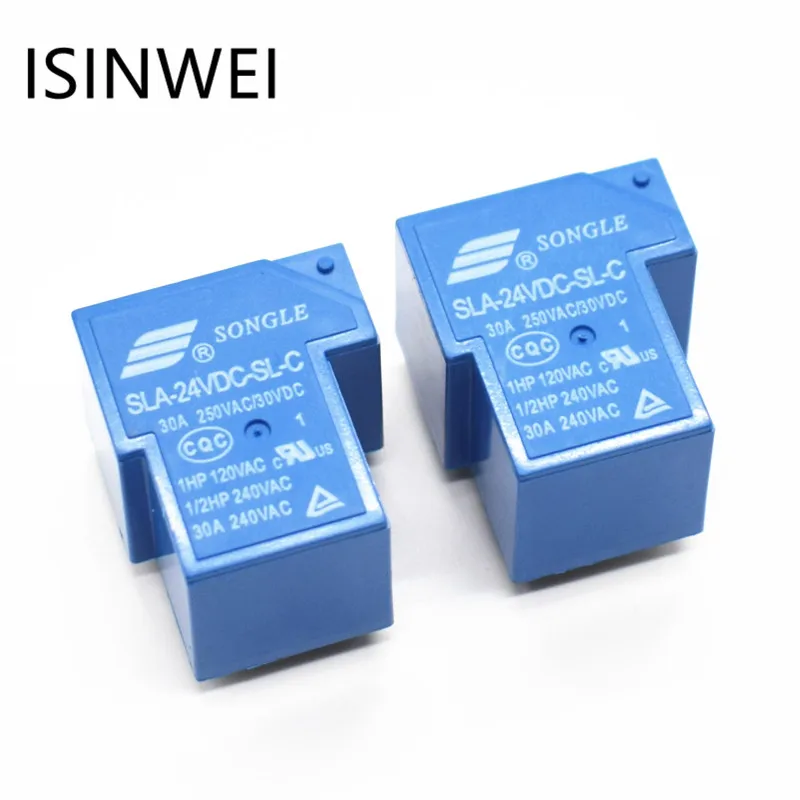 T90 Coil Relay 24VDC 30A 250VAC 30VDC 6 pin 1NO 1NC SLA-24VDC-SL-C PCB Type Power Relays цена T90 Coil Relay 24VDC 30A 250VAC 30VDC 6 pin 1NO 1NC SLA-24VDC-SL-C PCB Type Power Relays цены онлайн